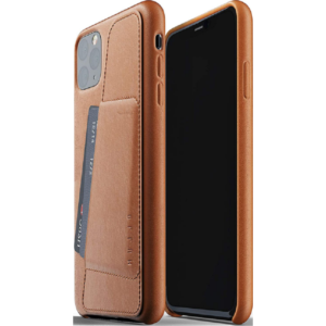 MUJJO MUJJO Full Leather Wallet Case - Δερμάτινη Θήκη-Πορτοφόλι Apple iPhone 11 Pro Max - Tan (MUJJO-CL-004-TN)