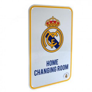Drew Pearson International Limited Μεταλλική διακοσμητική πινακίδα Real Madrid - Home Changing Room - Επίσημο Προϊόν (100-100-603)