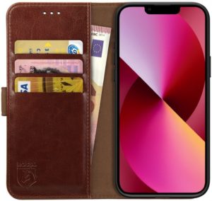 Rosso Rosso Element 2 in 1 - PU Θήκη Πορτοφόλι Apple iPhone 13 - Brown (8719246325007)