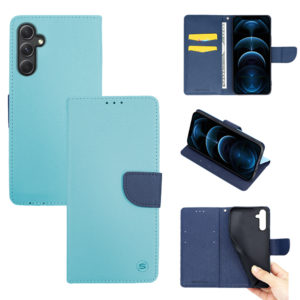 Sonique Θήκη Βιβλίο Sonique Trend Book Samsung - Sonique - Σιέλ / Σκούρο Μπλε - Galaxy A54 5G