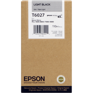 EPSON Singlepack Light Black UltraChrome HDR - C13T602700