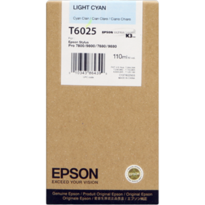 EPSON Singlepack Light Cyan UltraChrome HDR - C13T602500