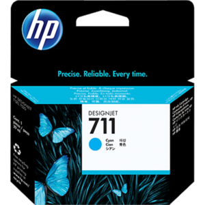 HP 711 Cyan Ink Cartridge - CZ130A