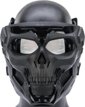Μάσκα airsoft Skull Messenger Σε Χρώμα Μαυρο MA-110-OD 01227
