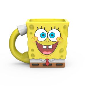 ΚΕΡΑΜΙΚΗ ΚΟΥΠΑ ΚΙΤΡΙΝΗ ΜΠΟΜΠ ΣΦΟΥΓΓΑΡΑΚΗΣ 500 mL SpongeBob SquarePants Nickelodeon KRU43