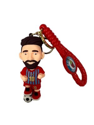 ΜΠΡΕΛΟΚ ΚΟΚΚΙΝΟ FZ Cartoon Lionel Messi with FC Barcelona Argentina Jerseys Keychain ΜΕΣΣΙ100