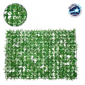 GloboStar® 78403 Artificial - Συνθετικό Τεχνητό Διακοσμητικό Πάνελ Φυλλωσιάς - Κάθετος Κήπος Γρασίδι Πράσινο Μ60 x Υ40 x Π4cm