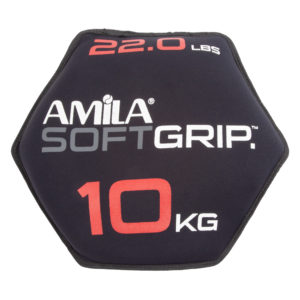 Δίσκος Βαρίδιο Amila Soft Grip 10kg 90755