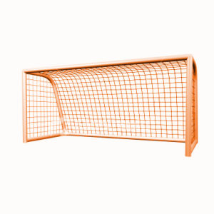 Δίχτυα Κλασικού Τύπου Ποδοσφαίρου Minerva 7.5x2.5m 2.2mm Μάτι 10x10cm 40100 Orange