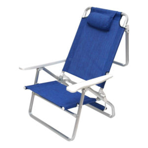 Καρέκλα Παραλίας Αλουμινίου 4 Θέσεων Μπλε 141-0590-1