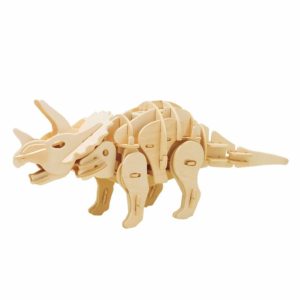 3D Puzzle Robotime Mini Triceratops Με Αισθητήρα Ήχου D430
