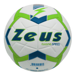 Μπάλα Ποδοσφαίρου Zeus Speed No 4 White/Green Fluo