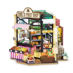 3D Puzzle Rolife Carlʼs Fruit Shop - Happy Corner Dollhouse DG142