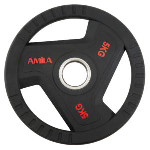 Δίσκος Ολυμπιακού Τύπου Amila Με Επένδυση TPU Φ50mm 5kg 90321