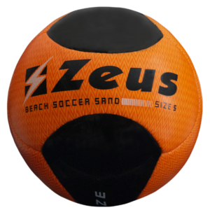 Μπάλα Ποδοσφαίρου Beach Soccer Zeus Sand Orange Fluo/Black