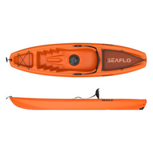 Κανό Kayak Πλαστικό Seaflo 1 Ατόμου Πορτοκαλί 72-34863-2