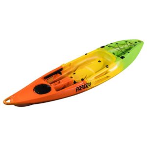 Κανό Kayak Πλαστικό Force Pacific Sot 1 + 1 Ατόμων Πράσινο/Πορτοκαλί