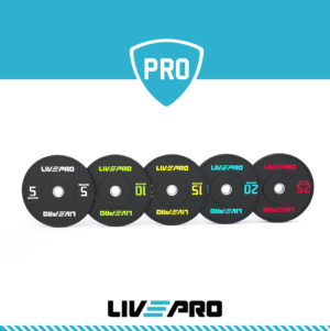 Δίσκος LivePro Bumper Plate Καουτσούκ Φ50mm 10kg Β-8038-10