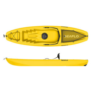 Κανό Kayak Πλαστικό Seaflo 1 Ατόμου Κίτρινο 72-34863-13