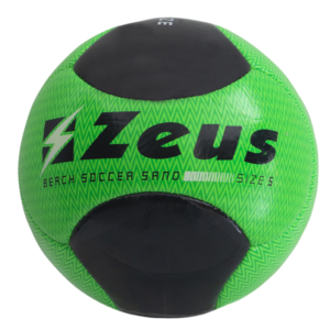 Μπάλα Ποδοσφαίρου Beach Soccer Zeus Sand Green Fluo/Black