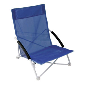 Καρέκλα Παραλίας Μεταλλική Με Τσαντάκι Μπλε 143-7782-1