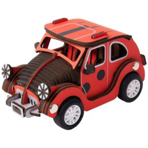 3D Puzzle Inertia Power Vehicles Ladybug Car Robotime HL301