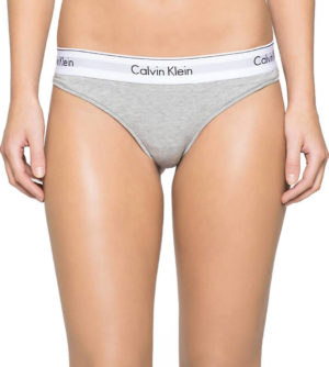 CALVIN KLEIN Calvin Klein γυναικείο κυλοτάκι thong F3786E-020 - ΓΚΡΙ