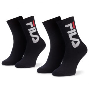 FILA Fila unisex αθλητικές κάλτσες 2 τεμαχίων (2pack) με ελαστικό ριπ μεγάλο λογότυπο F9598-NAVY - NAVY