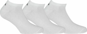 FILA Fila unisex κοντές κάλτσες 3 τεμαχίων (3pack) F9100-WHITE - WHITE