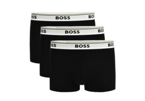 BOSS Boss ανδρικά βαμβακερά μποξεράκια 3pack σε μαύρο χρώμα με λευκό λάστιχο 50475274-994 - ΠΟΛΥΧΡΩΜΟ