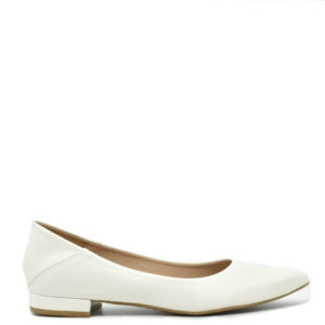 Envie Shoes Γυναικεία Γοβάκια με Flat τακούνι σε Λευκό χρώμα E02-13122