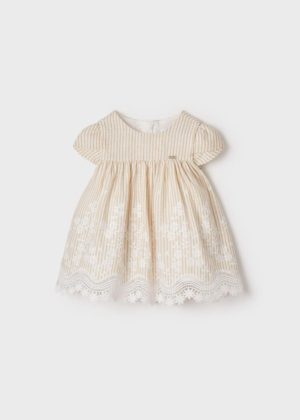 Mayoral Φόρεμα μπορντούρα κεντητή baby κορίτσι 22-01906-048