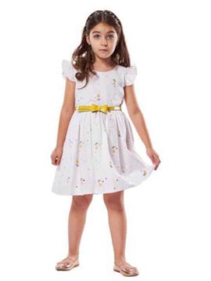 Εβίτα 238230 Παιδικό Φόρεμα Λευκό