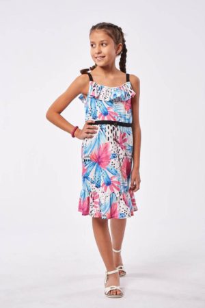 Εβίτα Παιδικό Φόρεμα Floral 226021