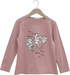 Παιδική Μπλούζα Κορίτσι Εβίτα 203112 ροζ