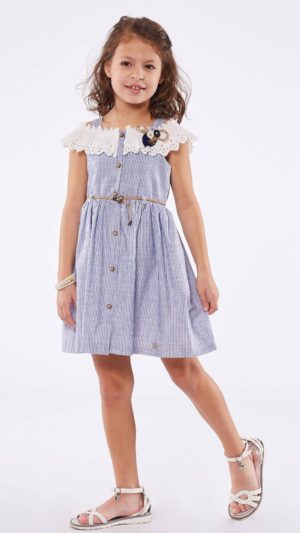 EBITA FASHION Παιδικό Φόρεμα Γαλάζιο 226293
