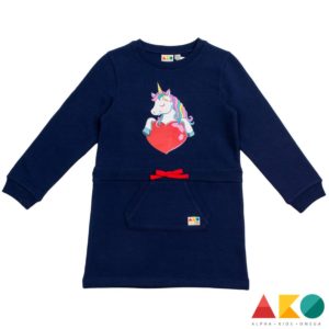 Παιδικό Φόρεμα Φούτερ Unicorn AKO - ABO