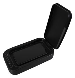 Αποστειρωτής UV για κινητά τηλέφωνα σε μαύρο χρώμα