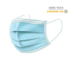 ΜΑΣΚΑ 3PLY ΜΕ ΛΑΣΤΙΧΟ 3PLY ΜΙΑΣ ΧΡΗΣΗΣ Oeko-Tex® Standard 100