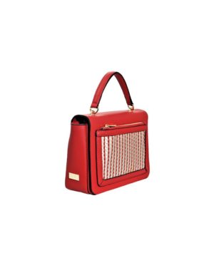 Γυναικεία τσάντα χειρός από οικολογικό δέρμα κωδ. 7521 | 19V69 ITALIA - RED