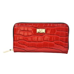 Γυναικείο πορτοφόλι από γυαλιστερό οικολογικό δέρμα κωδ. 9530 | | 19V69 ITALIA - RED