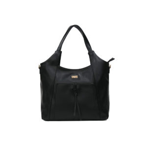 Γυναικεία τσάντα ώμου από οικολογικό δέρμα κωδ. 9716 | 19V69 Italia - BLACK