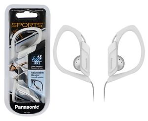 Ακουστικά Panasonic RP-HS34E-W 3.5mm IPX2 Λευκά με Ρυθμιζόμενο Κλιπ για mp3, iPod και Συσκευές Ήχου χωρίς Μικρόφωνο