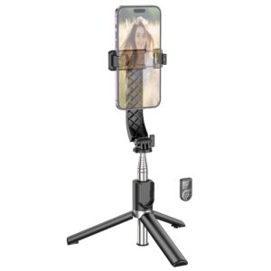 Selfie Stick Hoco K20 Prior για Συσκευές 4.5-7.0 70mAh Μήκος 980mm με Τηλεχειριστήριο Μαύρο