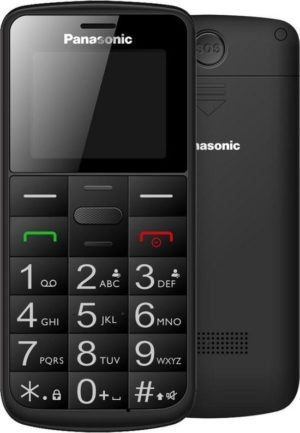Panasonic KX-TU110EXB (Dual SIM) Μαύρο 1.77 Easy Phone με πλήκτρο SOS, Bluetooth και Μεγάλα Γράμματα