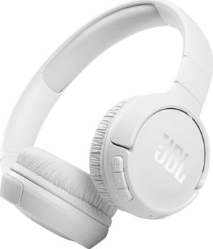 Bluetooth Ακουστικά Stereo JBL JBLT510 Over-ear Pure Bass Sound Multipoint Υποστηρίζει Voice Assistant με 40hr Λειτουργίας Λευκά