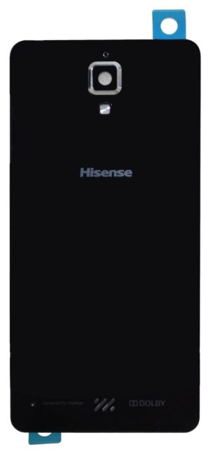 Πίσω Κάλυμμα Hisense C20 με Κόλλα, Τζαμάκι και Κάλυμμα Κάμερας Μαύρο Original 1019769 Swap