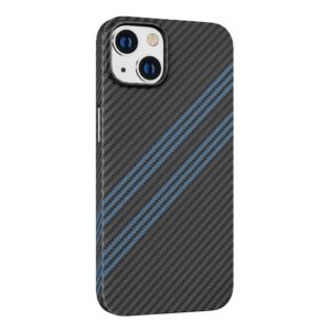 Θήκη Hoco Slim Kevlar Texture για Apple iPhone 14 Plus Μαύρο Μπλε