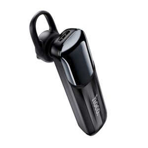 Business Wireless Headset Hoco E57 Essential V.5.0 Μαύρο με Μεγάλο Πλήκτρο Ελέγχου και 10 Ώρες Ομιλίας