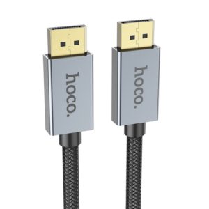 Καλώδιο Hoco US04 Display Port 1.4 σε 8K Ultra HD 60Hz 32.4Gbps 2μ. Μαύρο